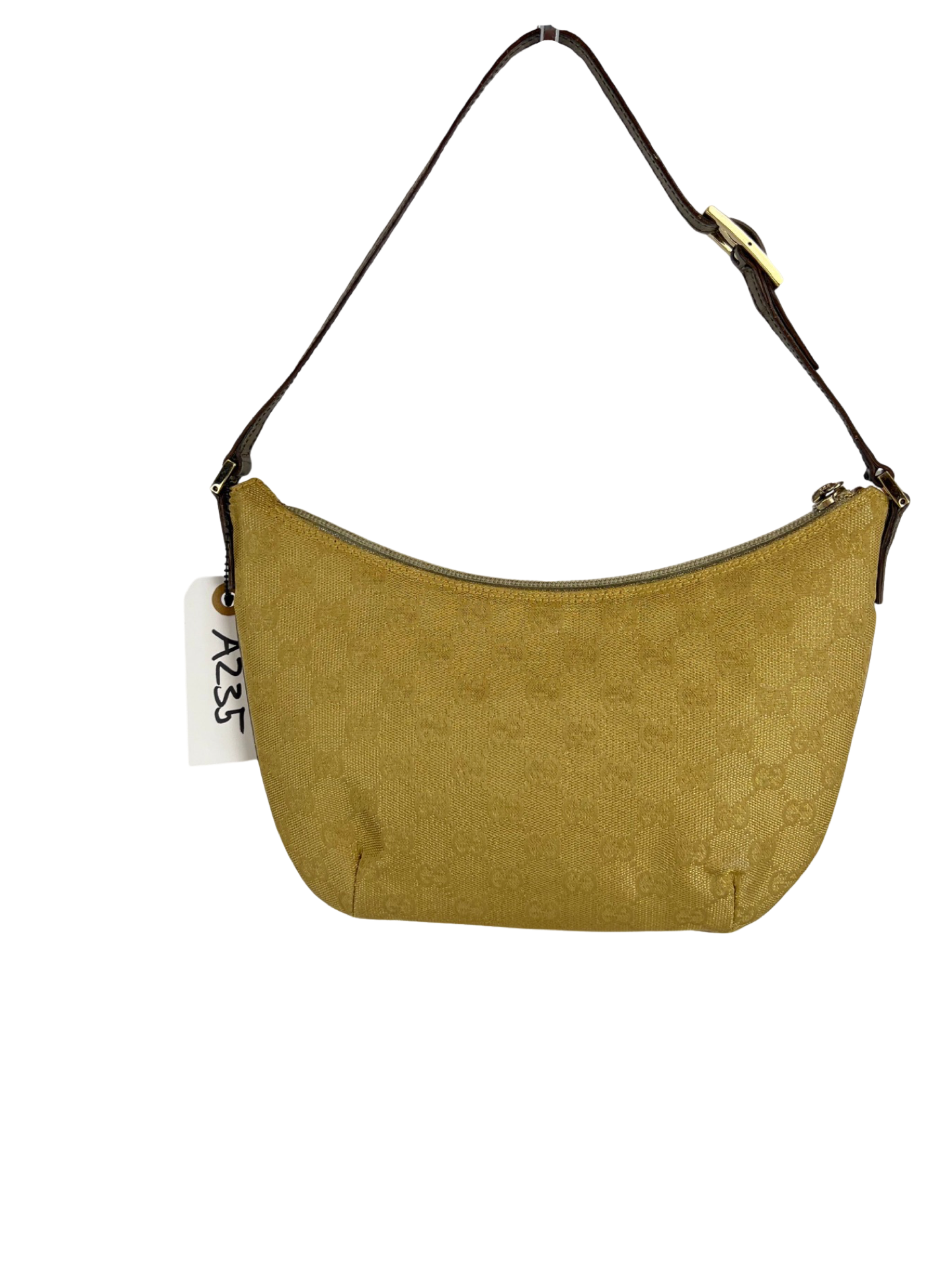 Gucci Canvas Gold Clutch