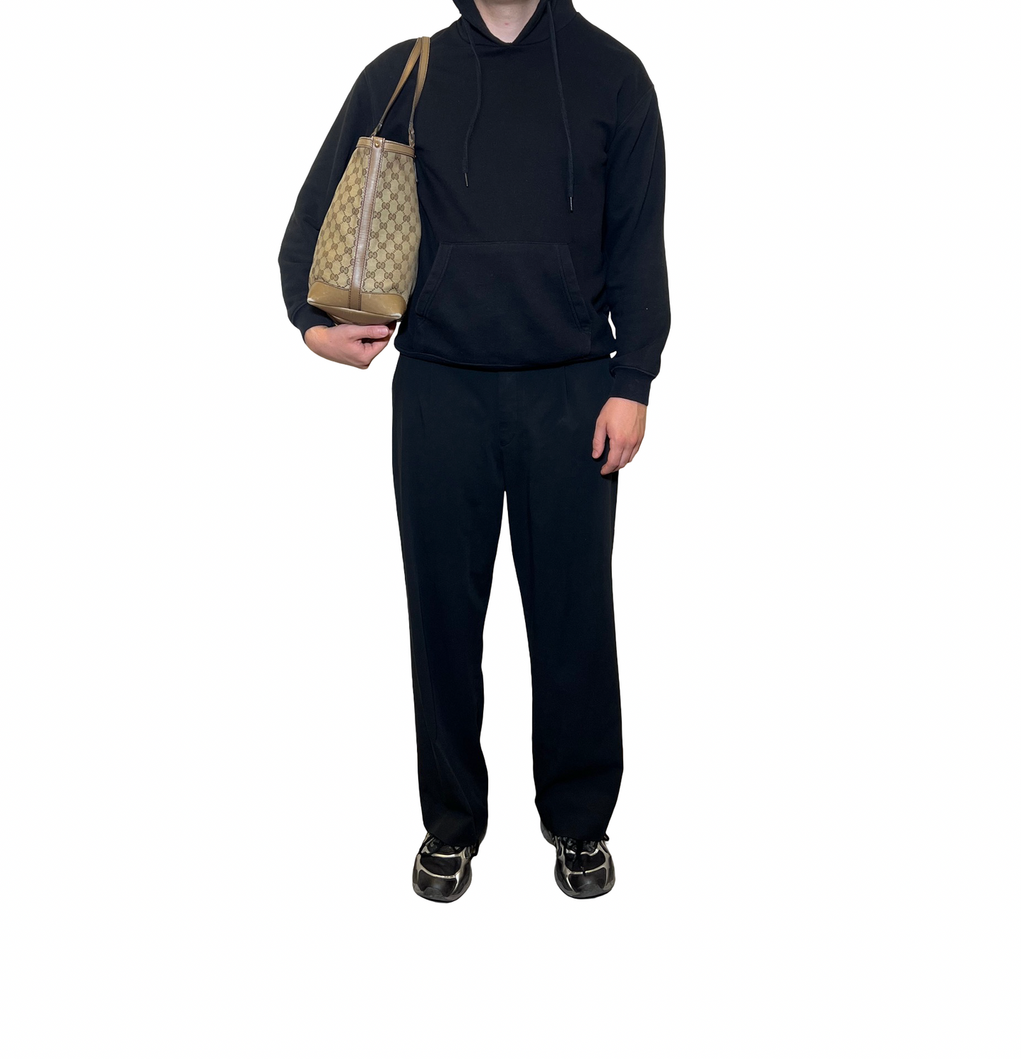 Gucci Monogram Canvas Tote Bag