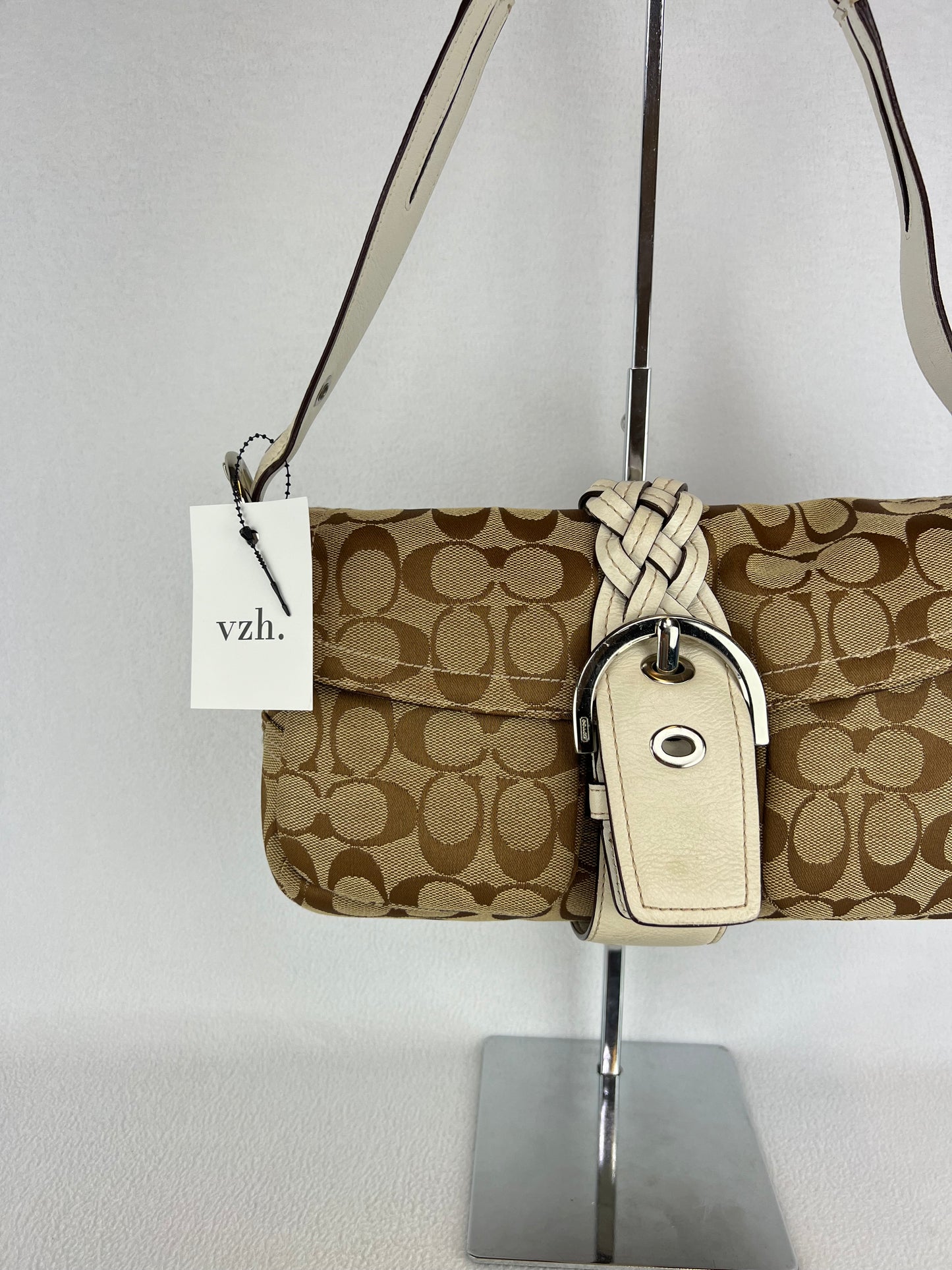 Coach Signature Canvas Shoulder Bag