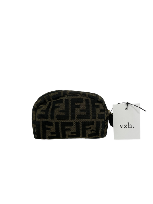 Fendi Zucca Canvas Pouch