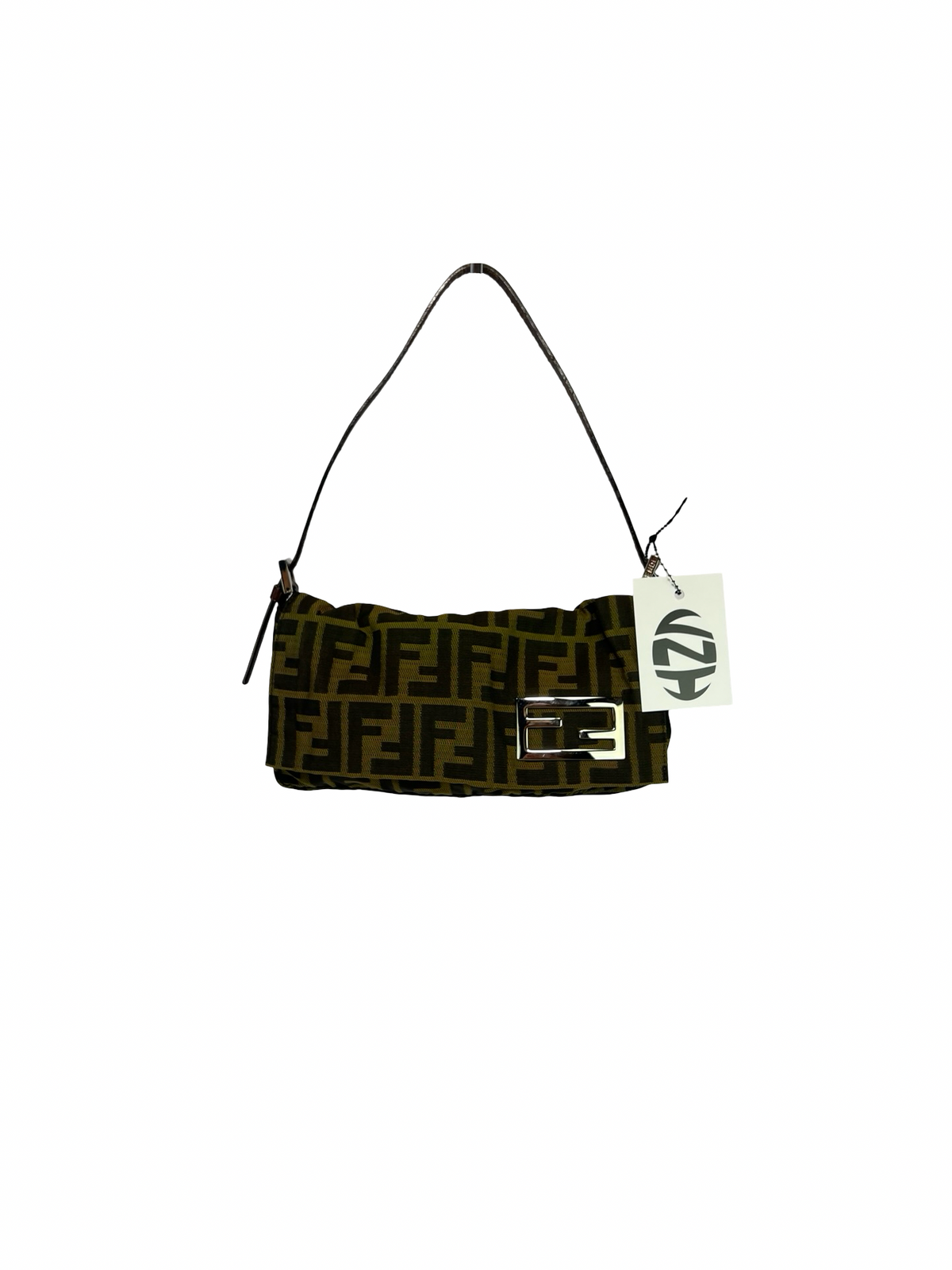 Fendi Zucca Baguette Shoulder Bag