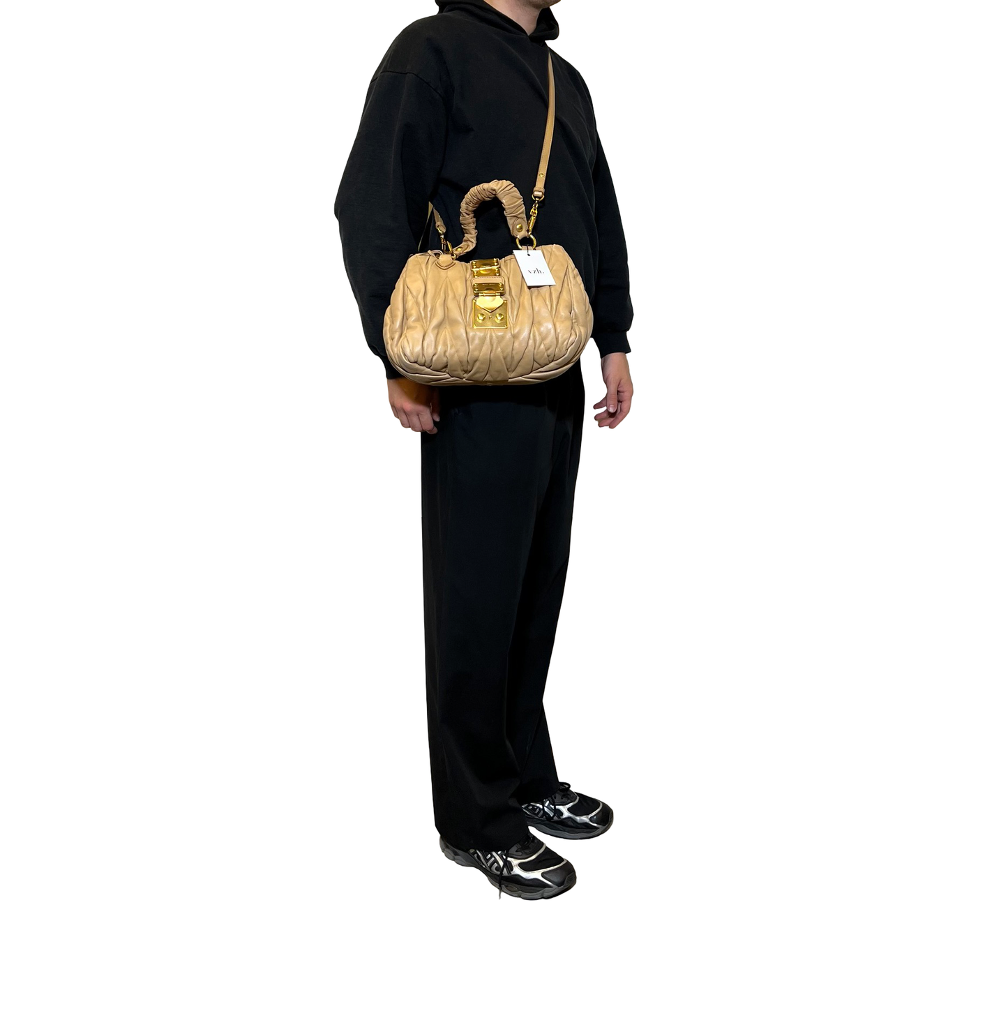 Miu Miu Matelasse Leather Crossbody Bag
