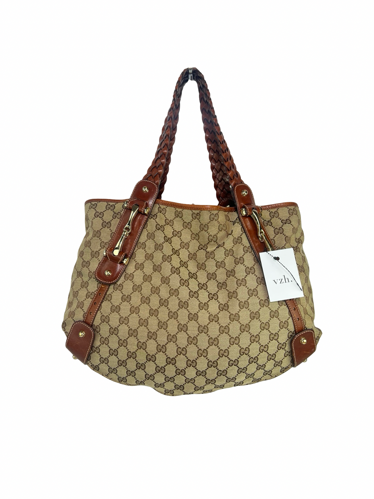 Gucci Pelham Canvas Tote Bag