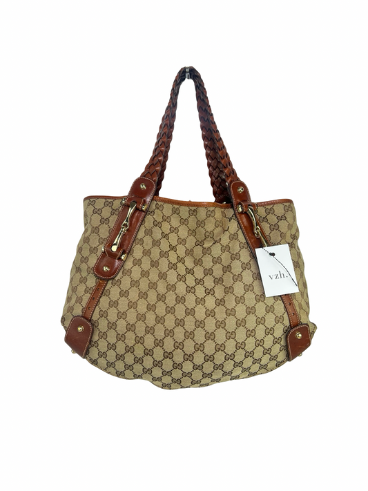 Gucci Pelham Canvas Tote Bag