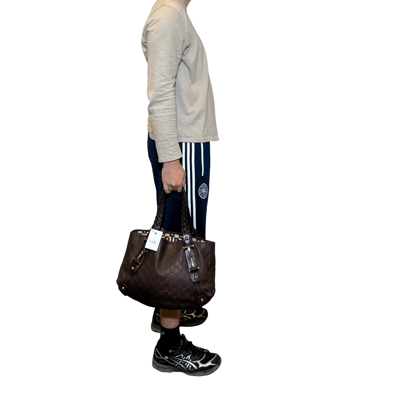 Gucci Pelham Canvas Tote Bag