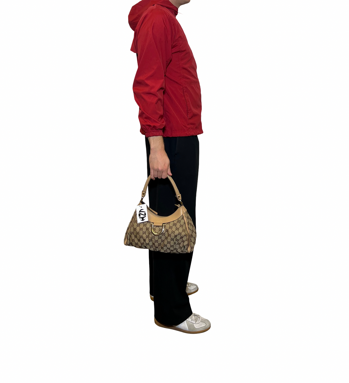 Gucci Canvas Guccissima Shoulder Bag
