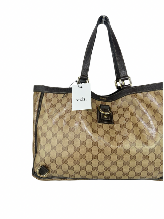 Gucci Canvas D-Ring Tote Bag