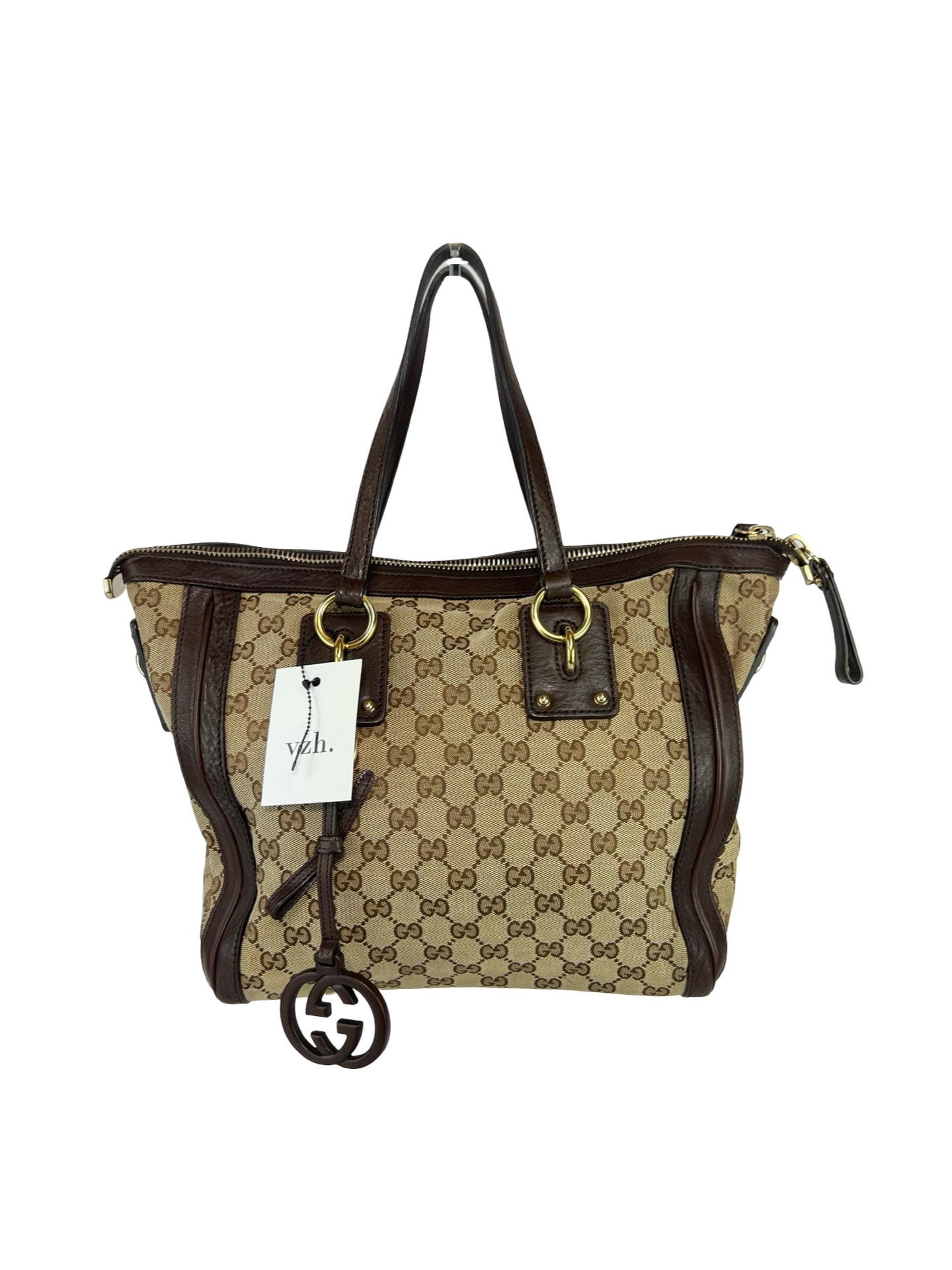 Gucci Canvas Monogram Shopper