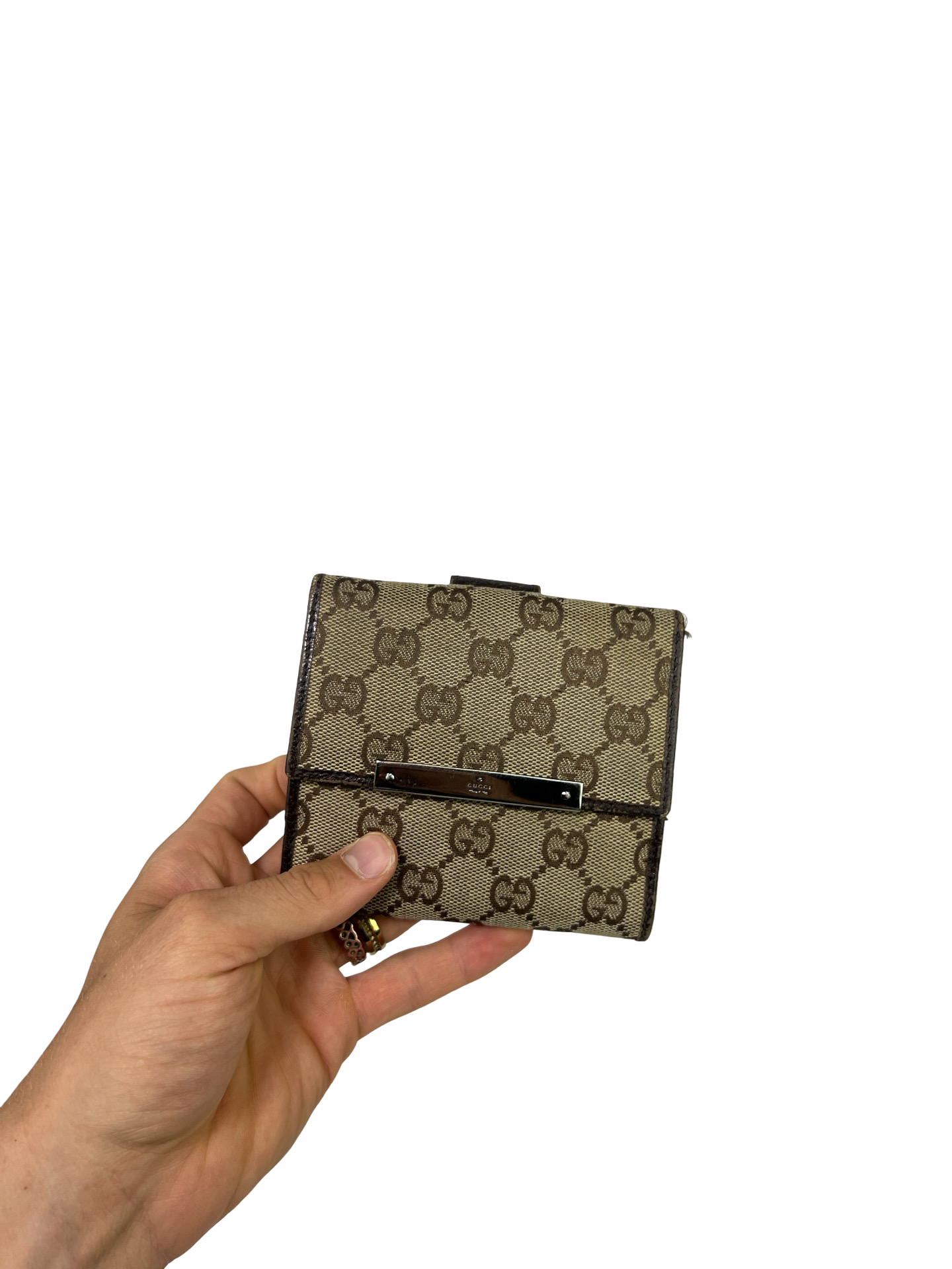 Gucci Canvas Monogram Wallet