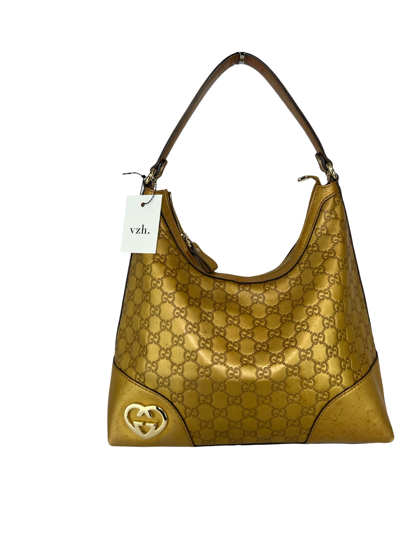 Gucci Gold Vintage Shopper Bag