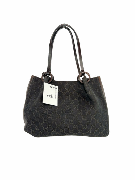 Gucci Canvas Monogram Shopper