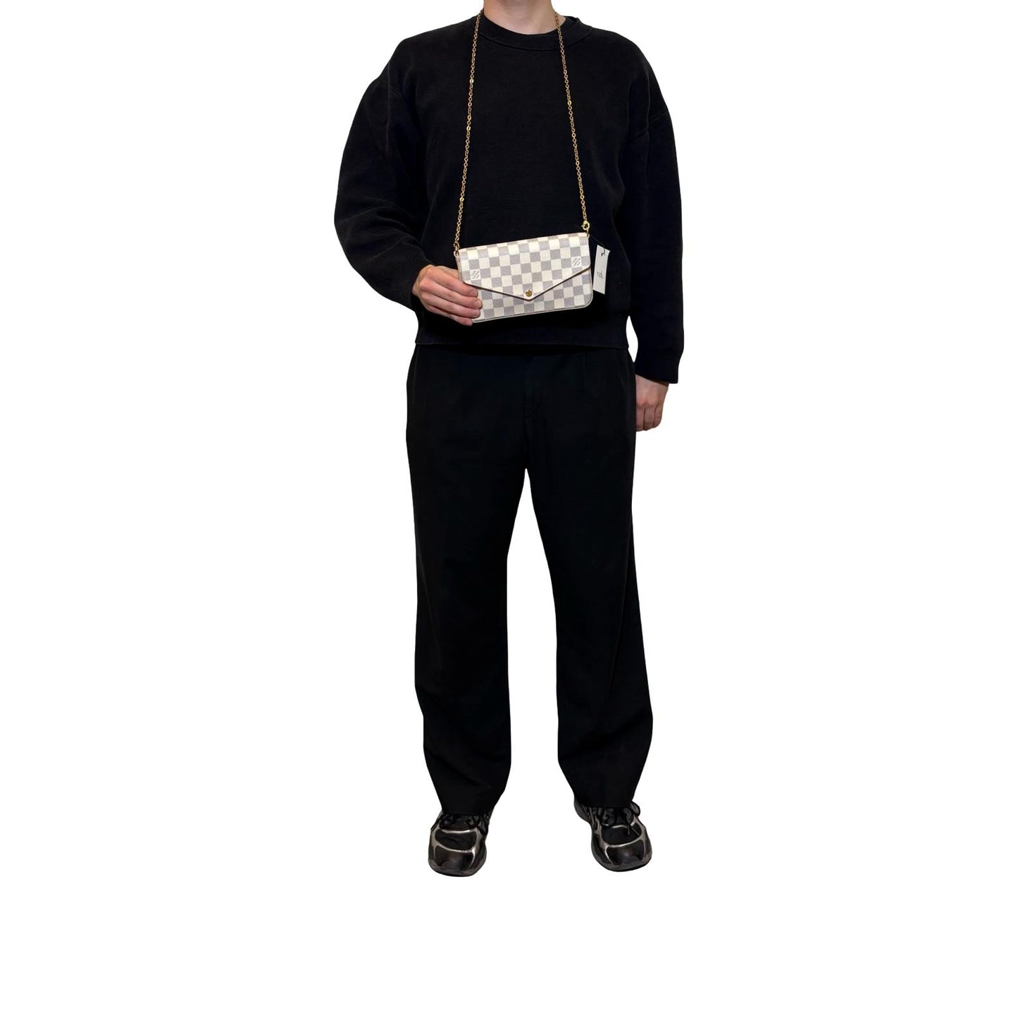 Louis Vuitton Félice Azur Pochette Crossbody Bag