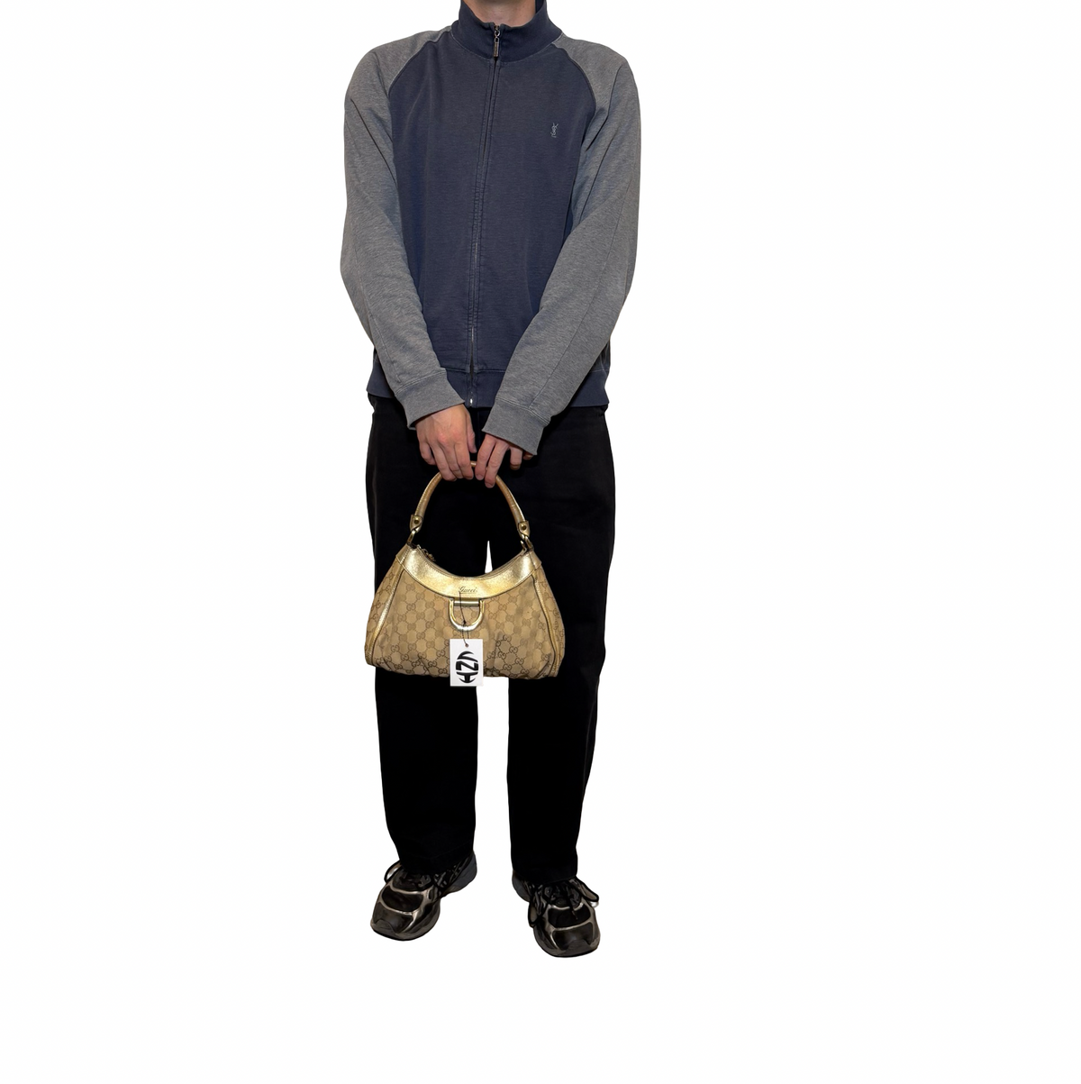 Gucci Canvas Guccissima Shoulder Bag