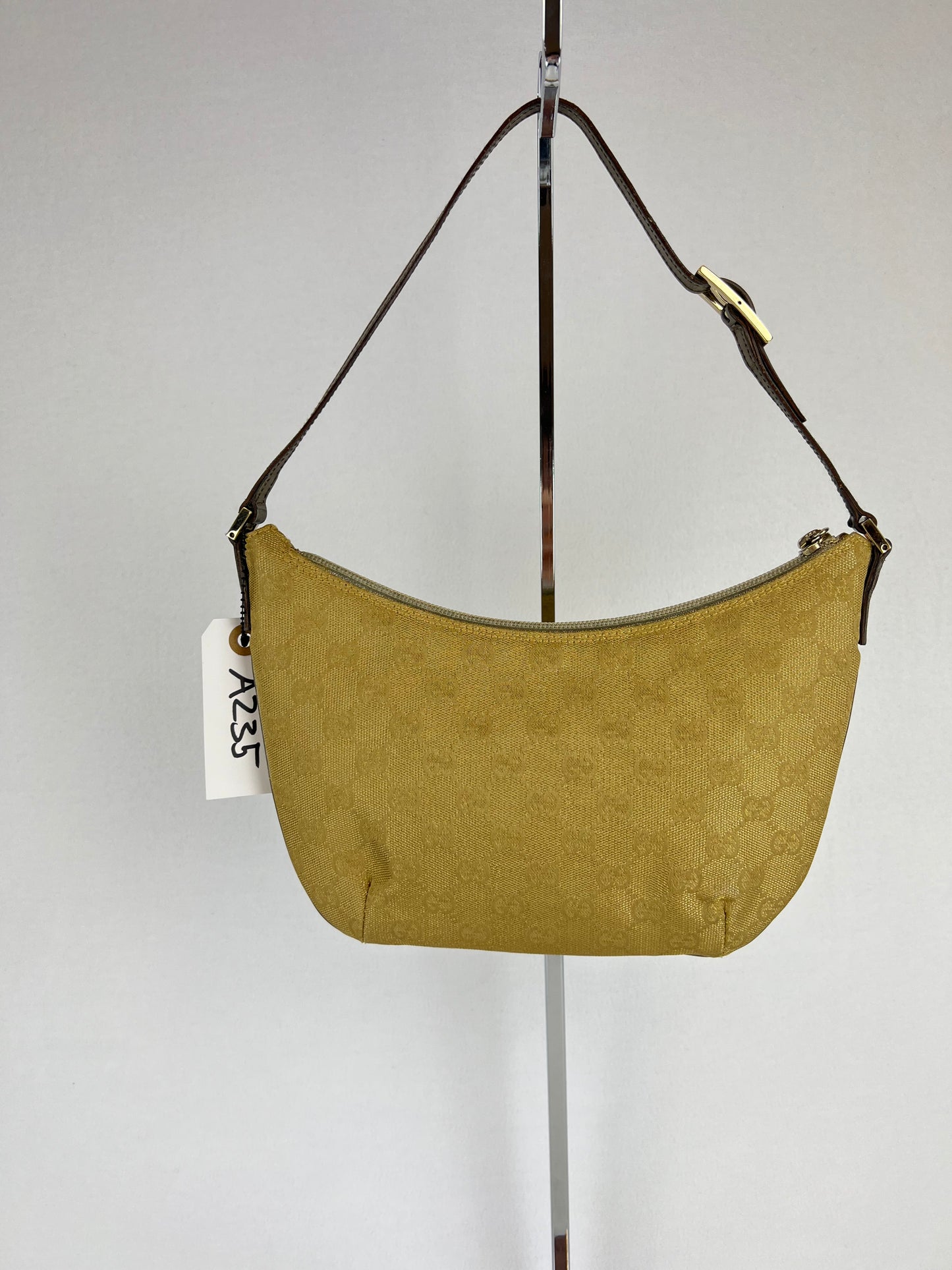 Gucci Canvas Gold Clutch