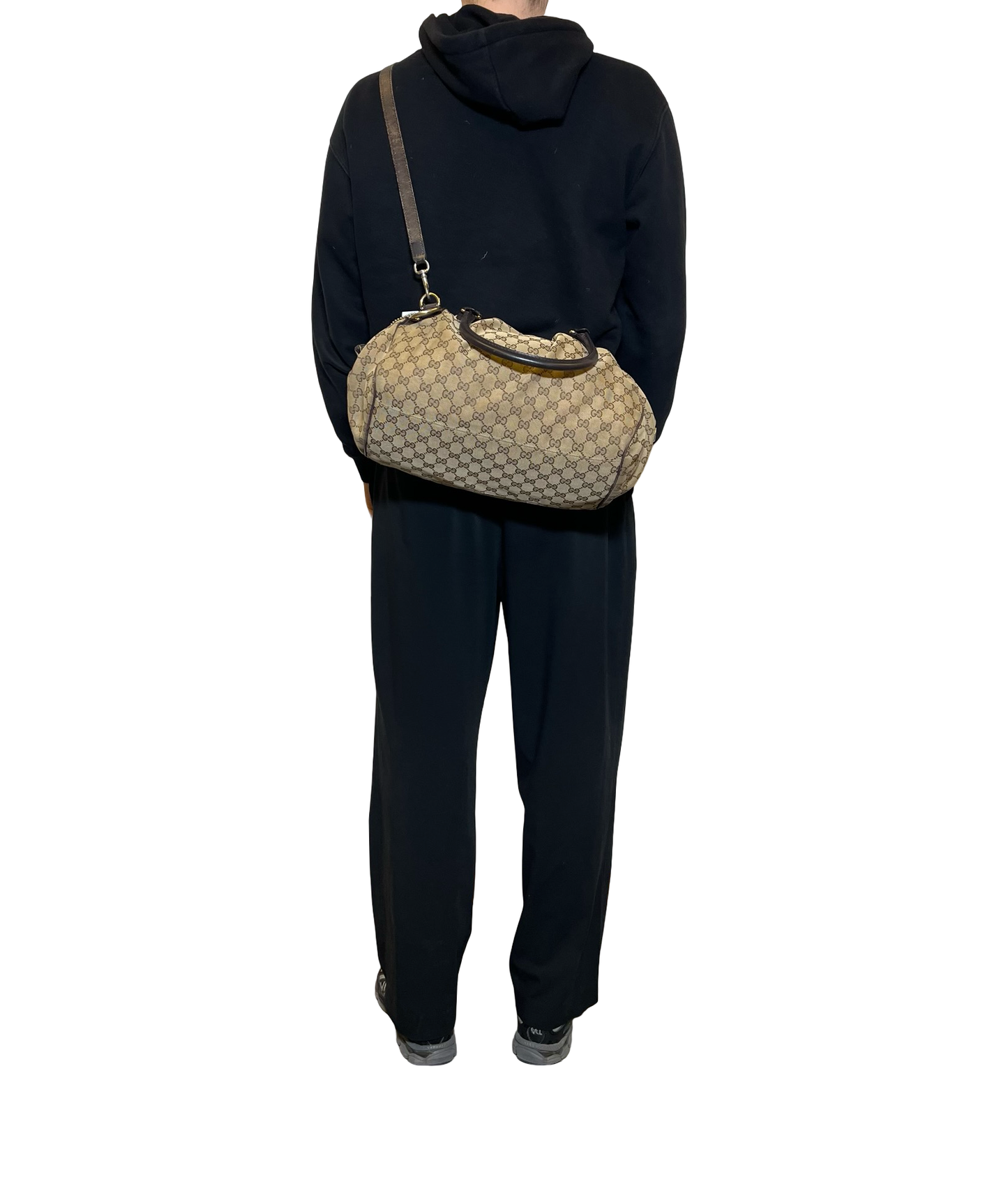 Gucci Canvas Monogram Shoulder Bag