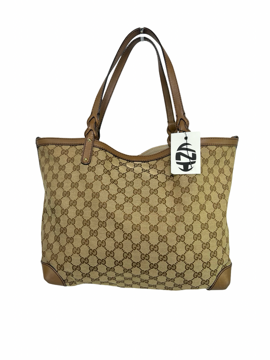 Gucci Canvas Monogram Tote Bag