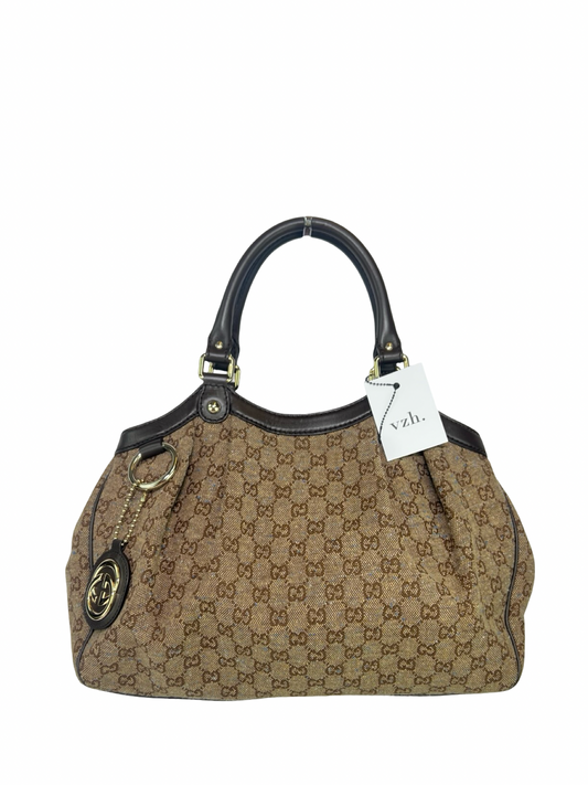 Gucci Sukey Canvas Shoulder Bag