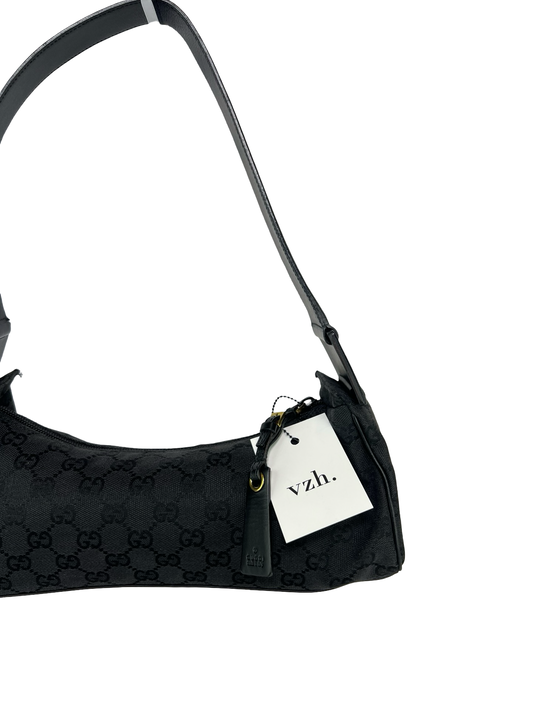 Gucci Canvas Monogram Shoulder Bag