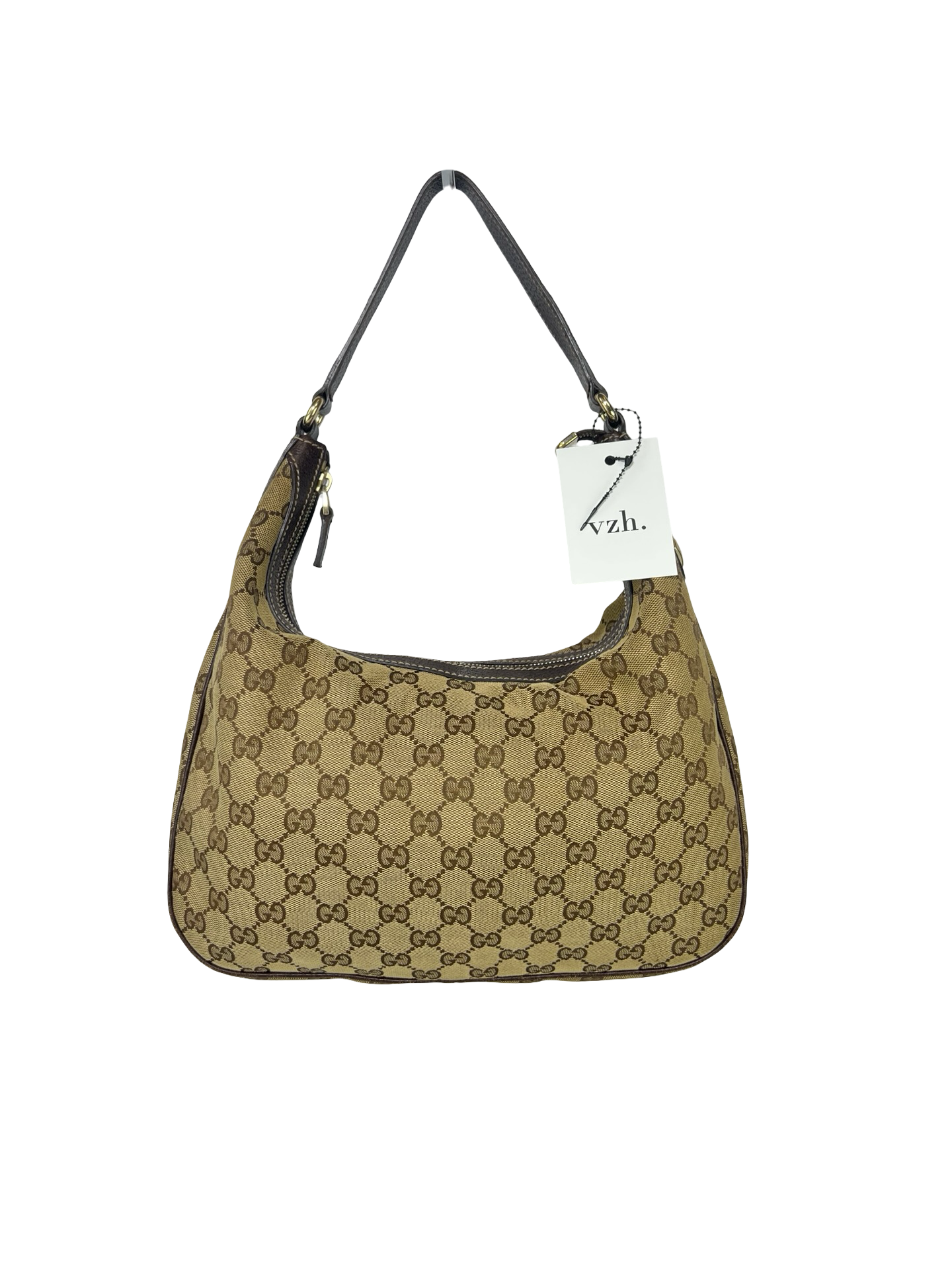 Gucci Canvas Hobo Shoulder Bag