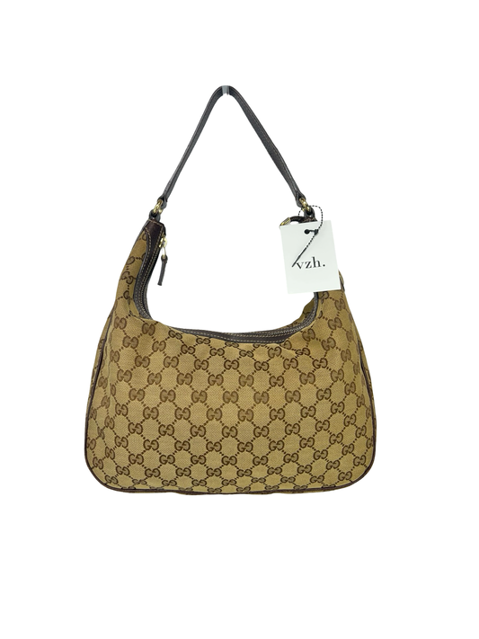 Gucci Canvas Hobo Shoulder Bag