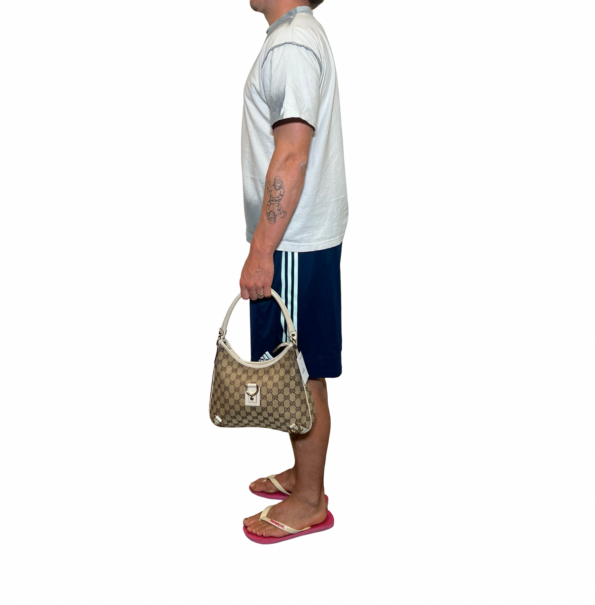 Gucci Canvas D-Ring Shoulderbag