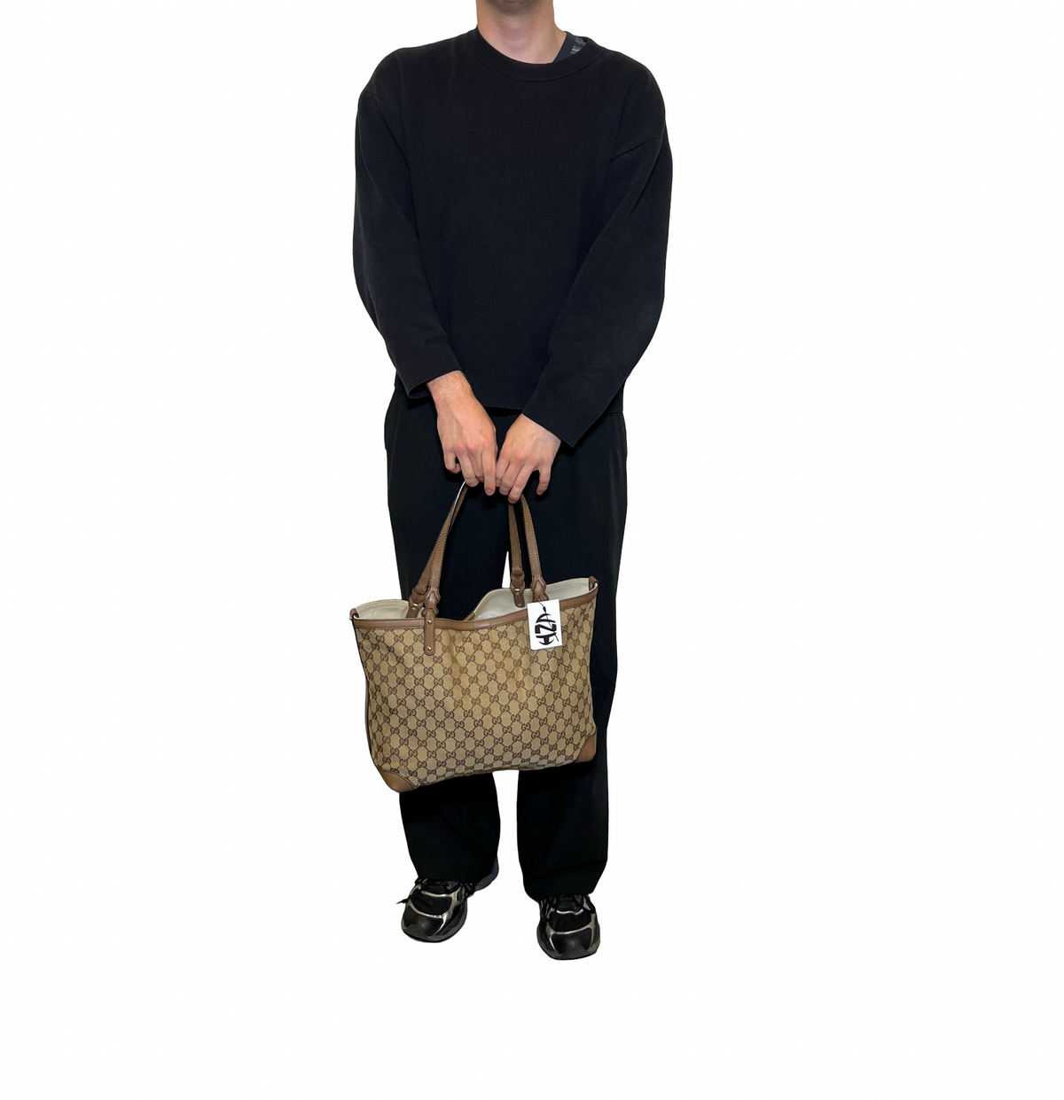 Gucci Canvas Monogram Tote Bag