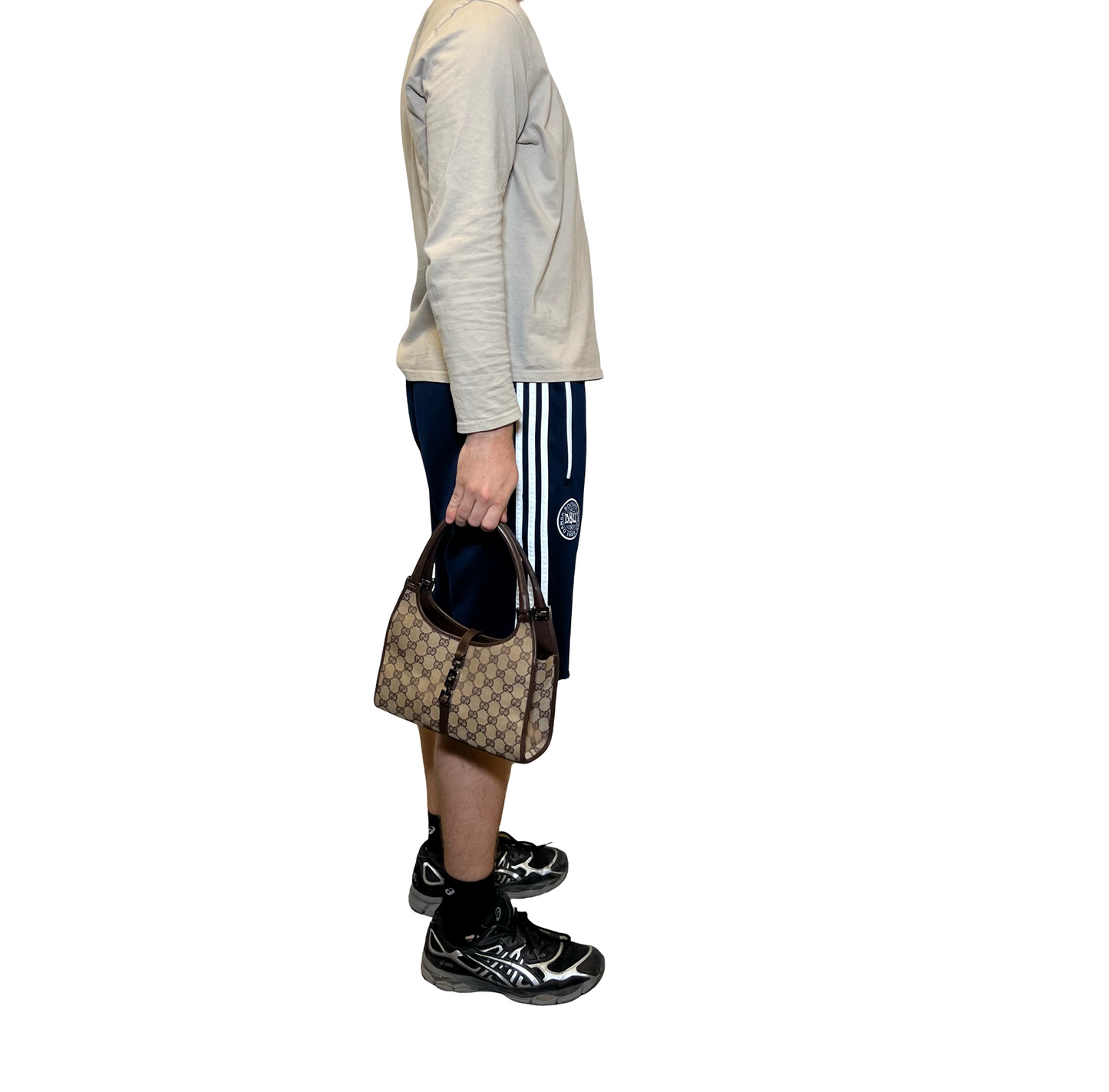Gucci Canvas Jackie Shoulder Bag