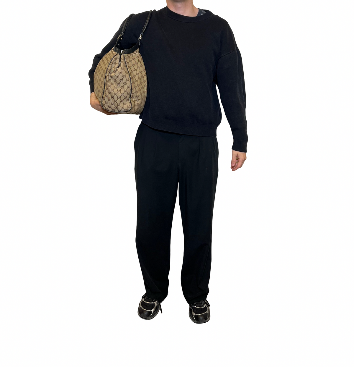 Gucci Big Sukey Canvas Shoulder Bag