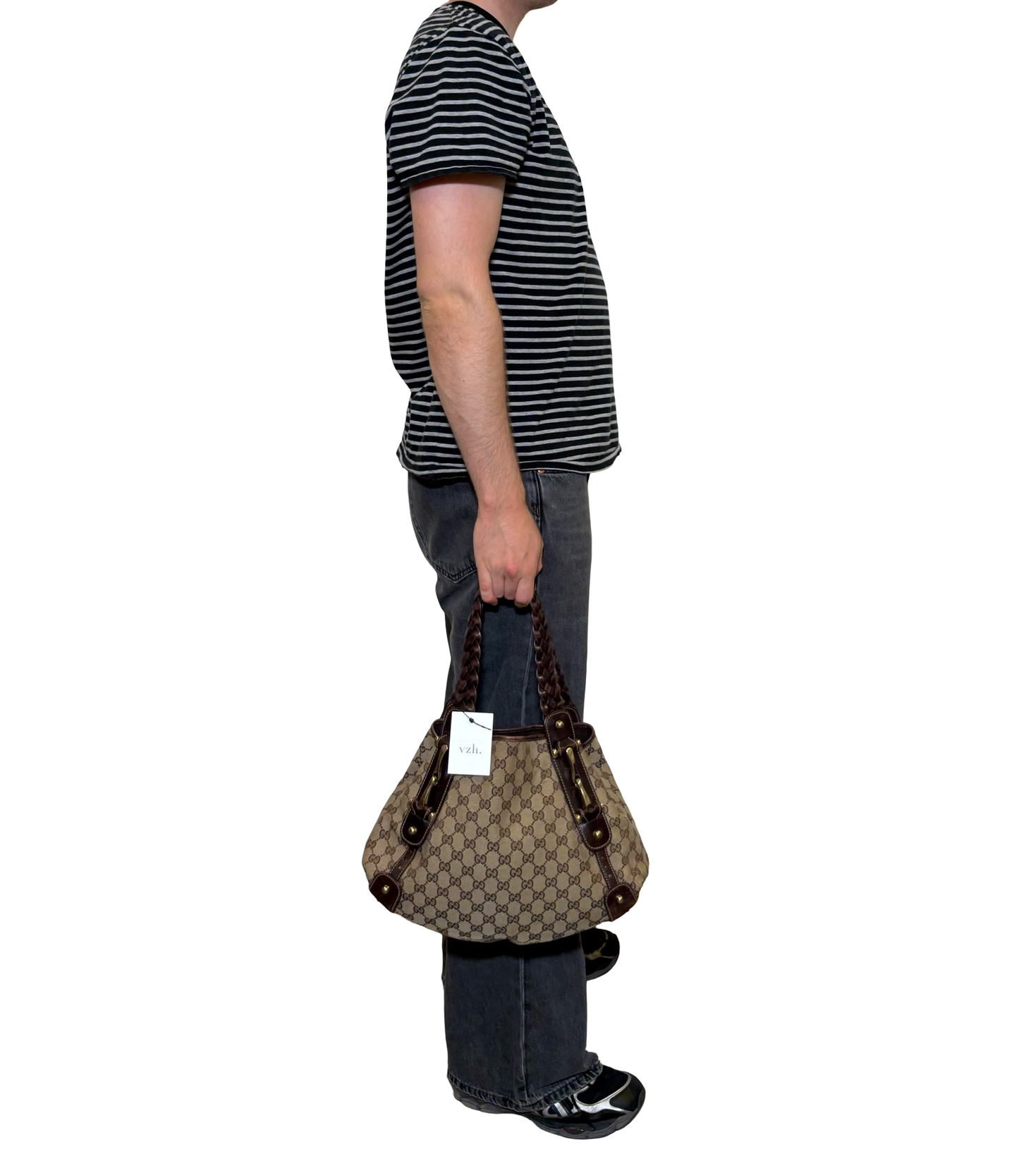 Gucci Pelham Canvas Tote Bag
