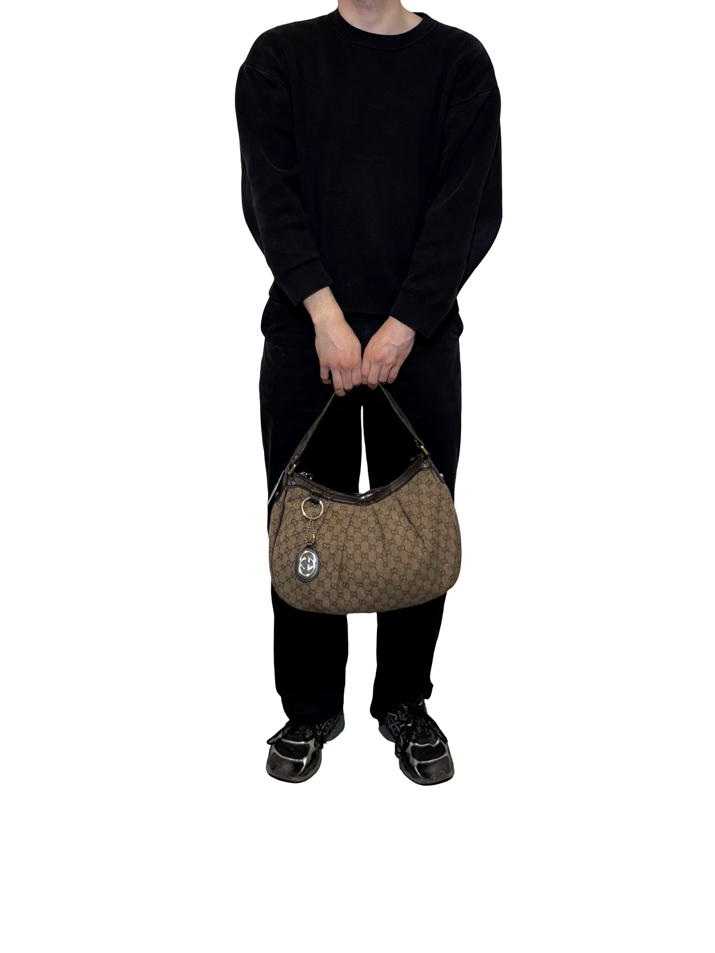 Gucci Canvas GG Hobo Bag