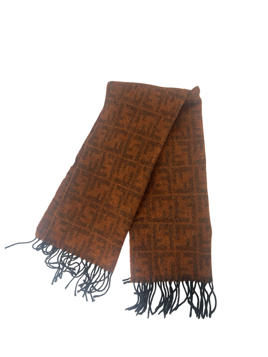 Fendi Monogram Wool Scarf