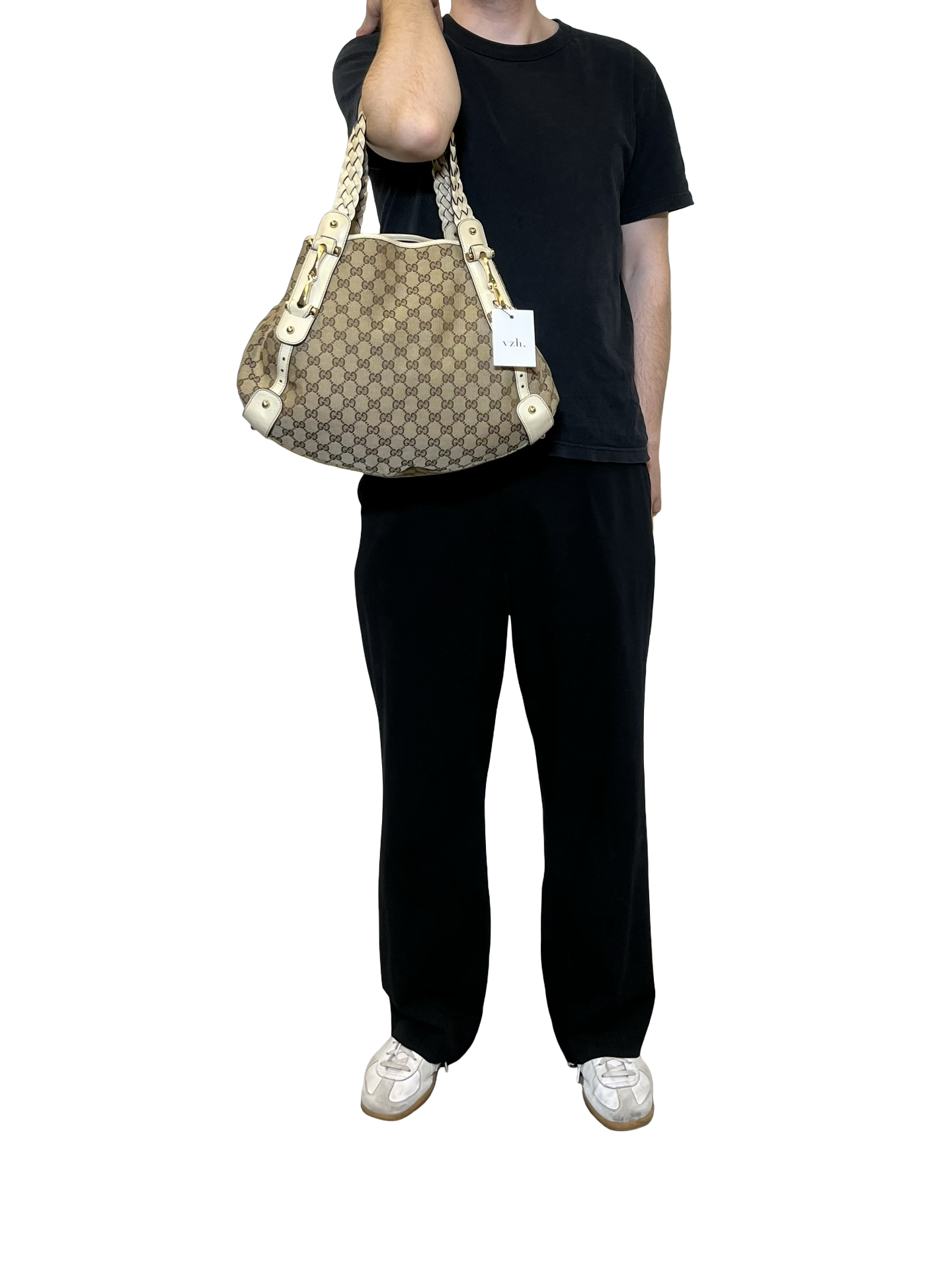 Gucci Pelham Canvas Tote Bag