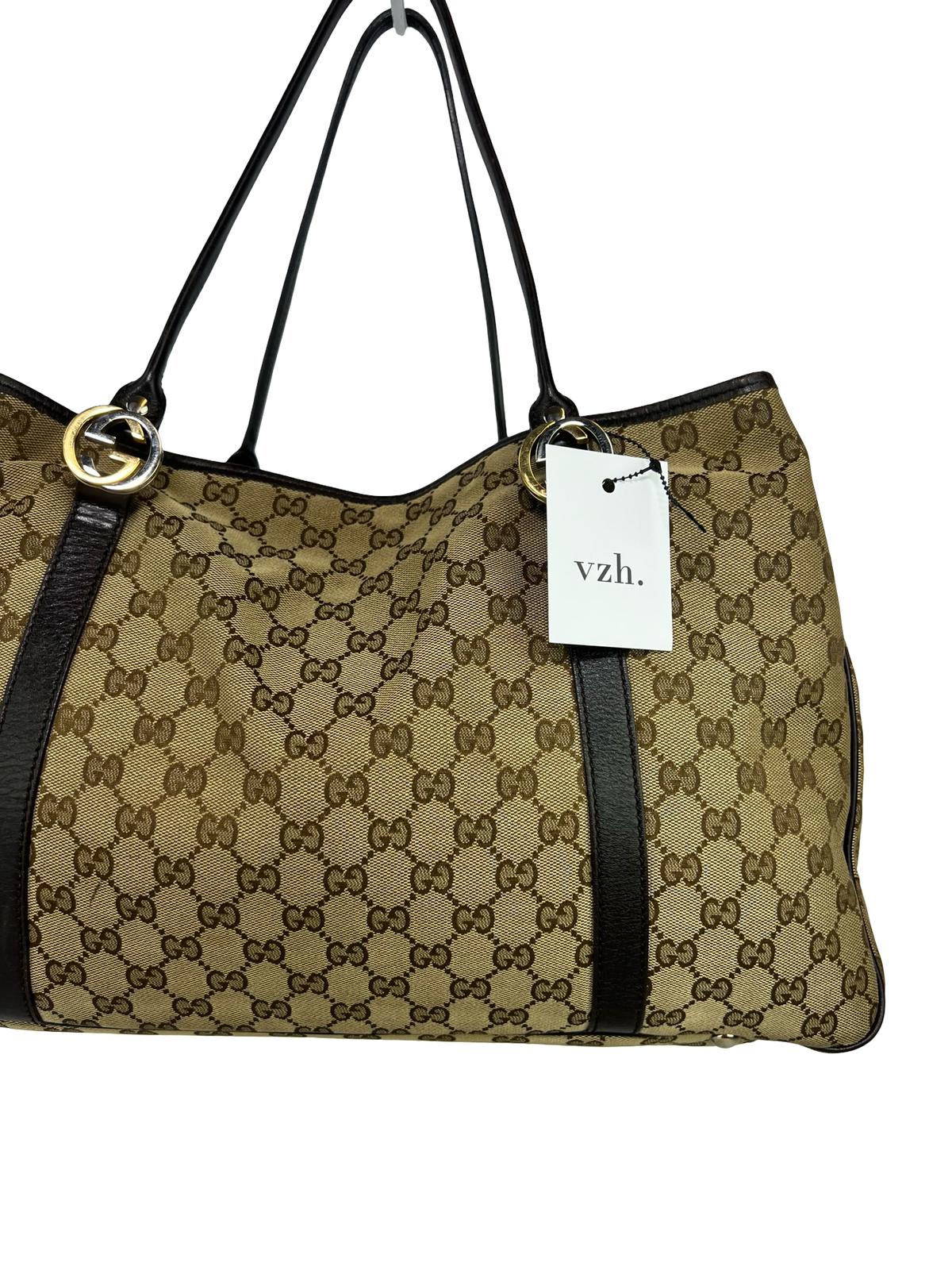 Gucci Canvas Twins Tote Bag