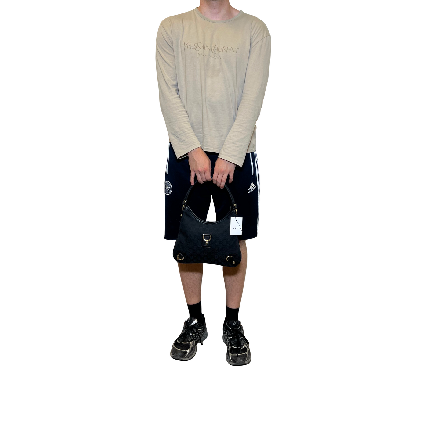 Gucci Canvas D-Ring Shoulderbag
