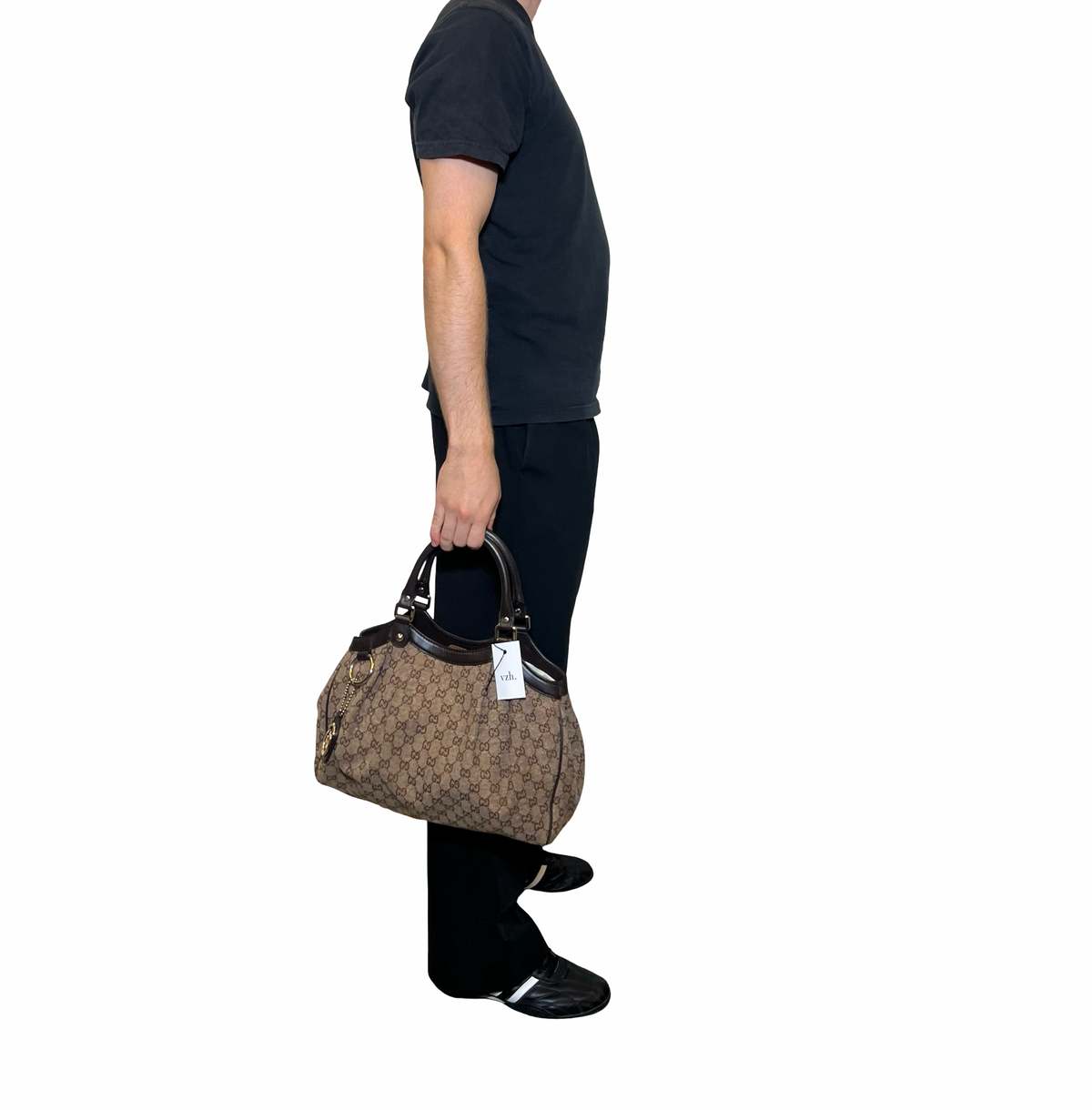 Gucci Sukey Canvas Shoulder Bag