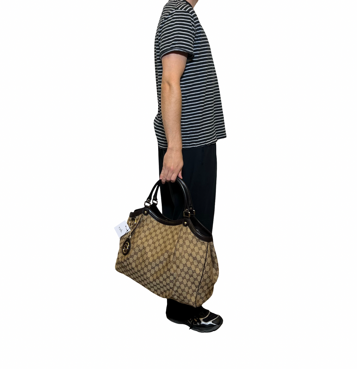 Gucci Big Sukey Canvas Shoulder Bag