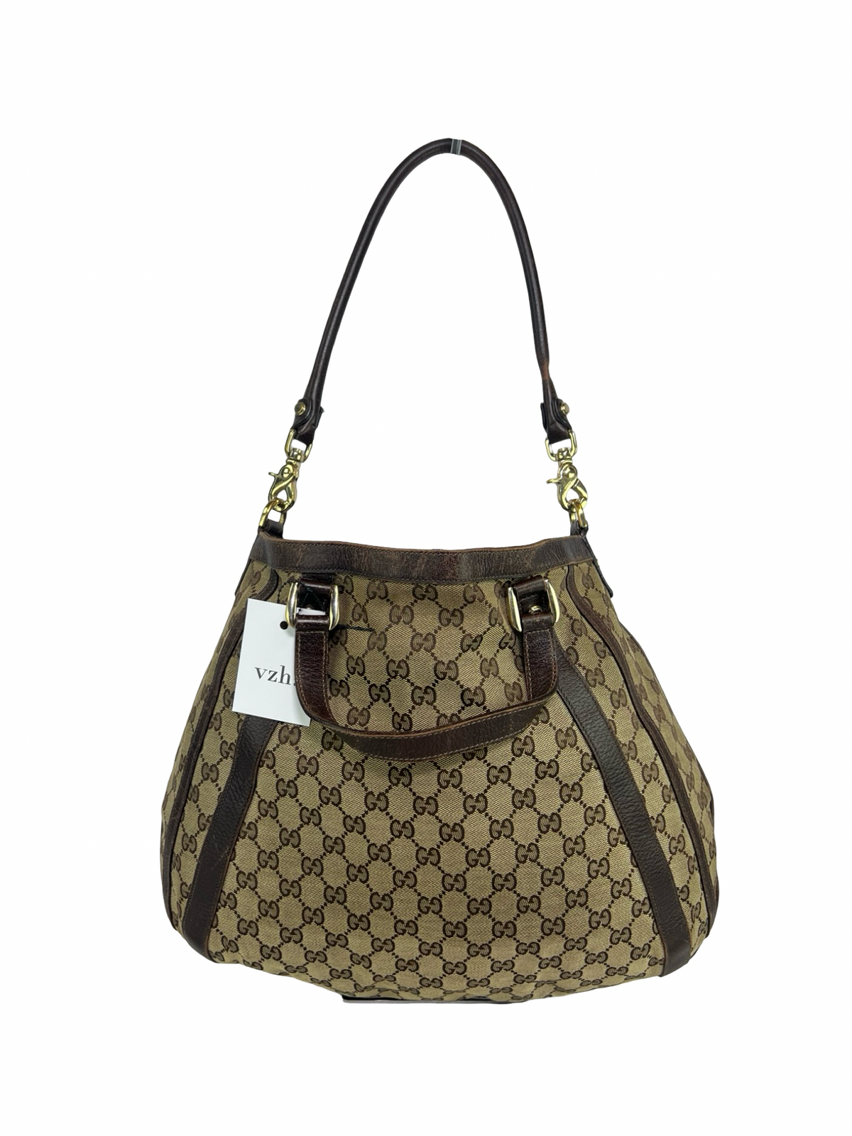 Gucci Canvas Convertible Hobo Bag (disclaimer)