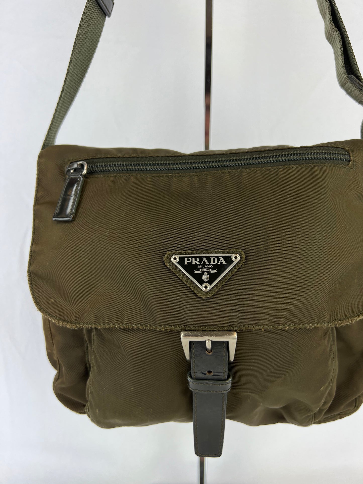 Prada Nylon Messenger Bag