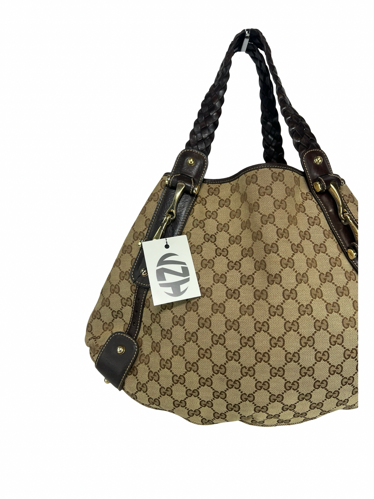 Gucci Pelham Canvas Tote Bag