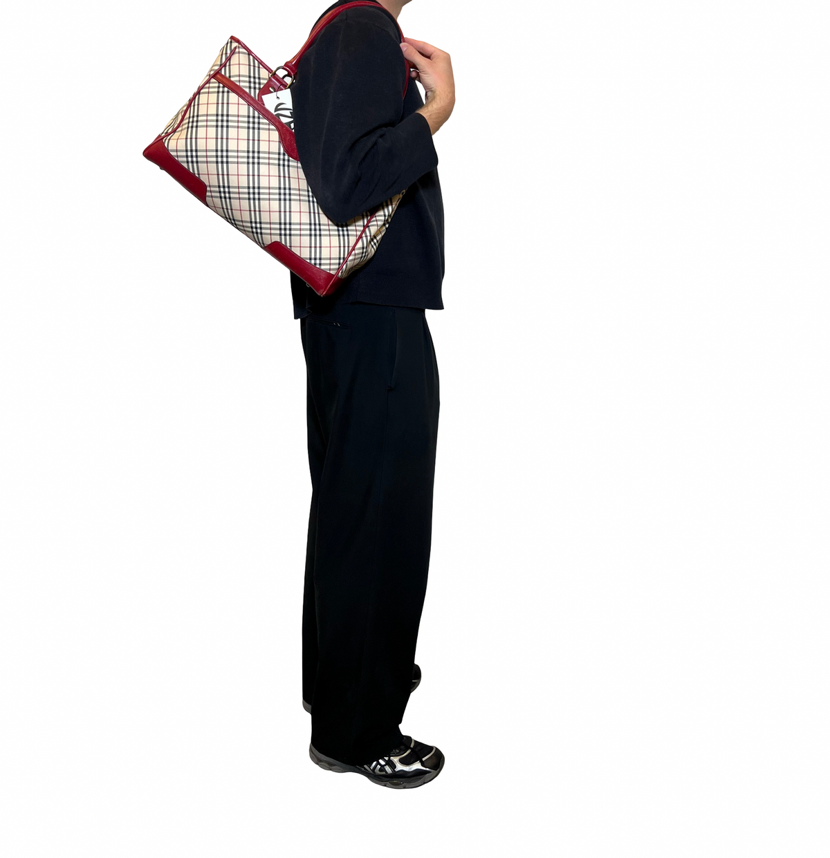 Burberry Nova Check Shopping Tote