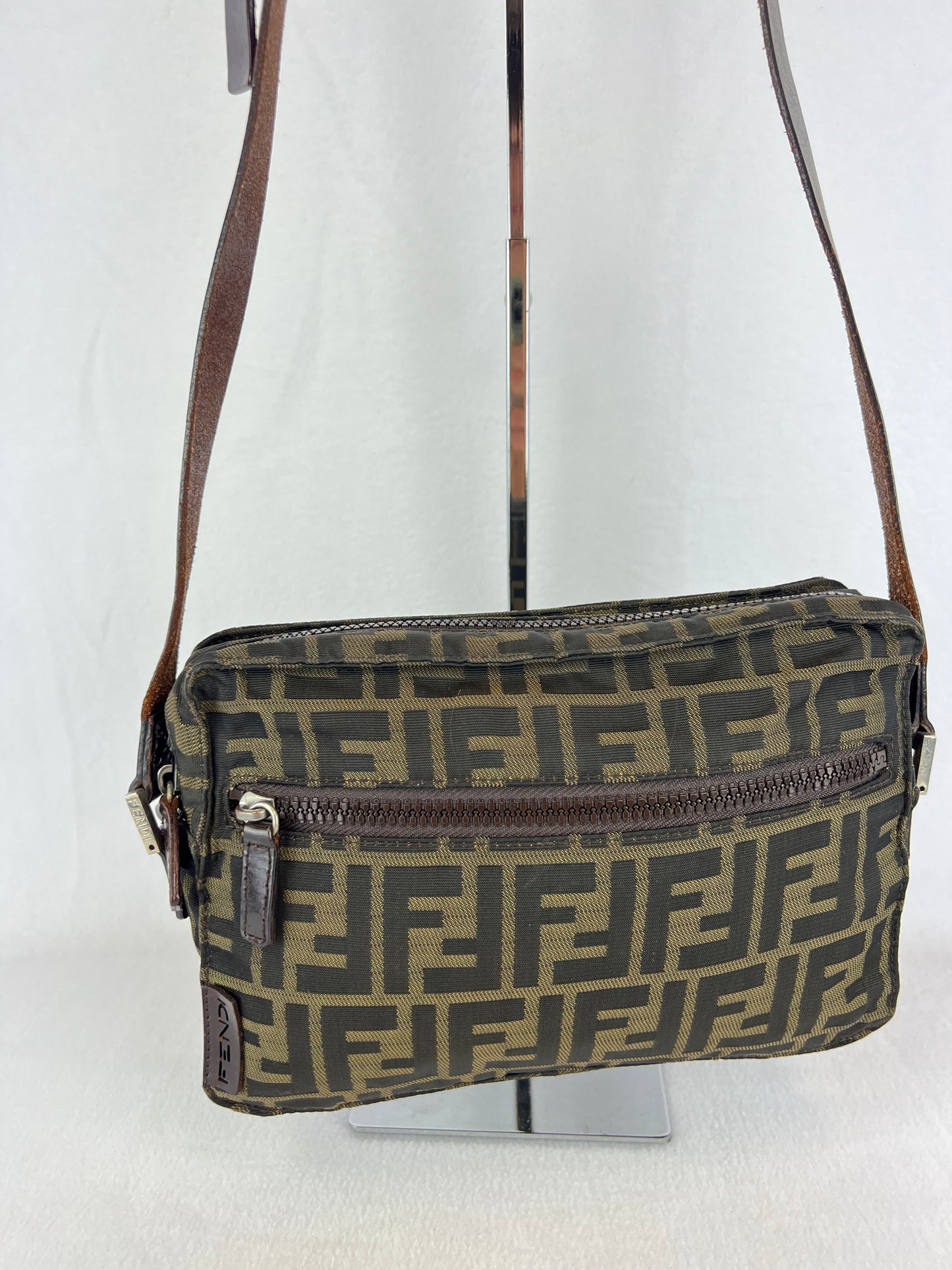 Fendi Canvas Crossbody Bag