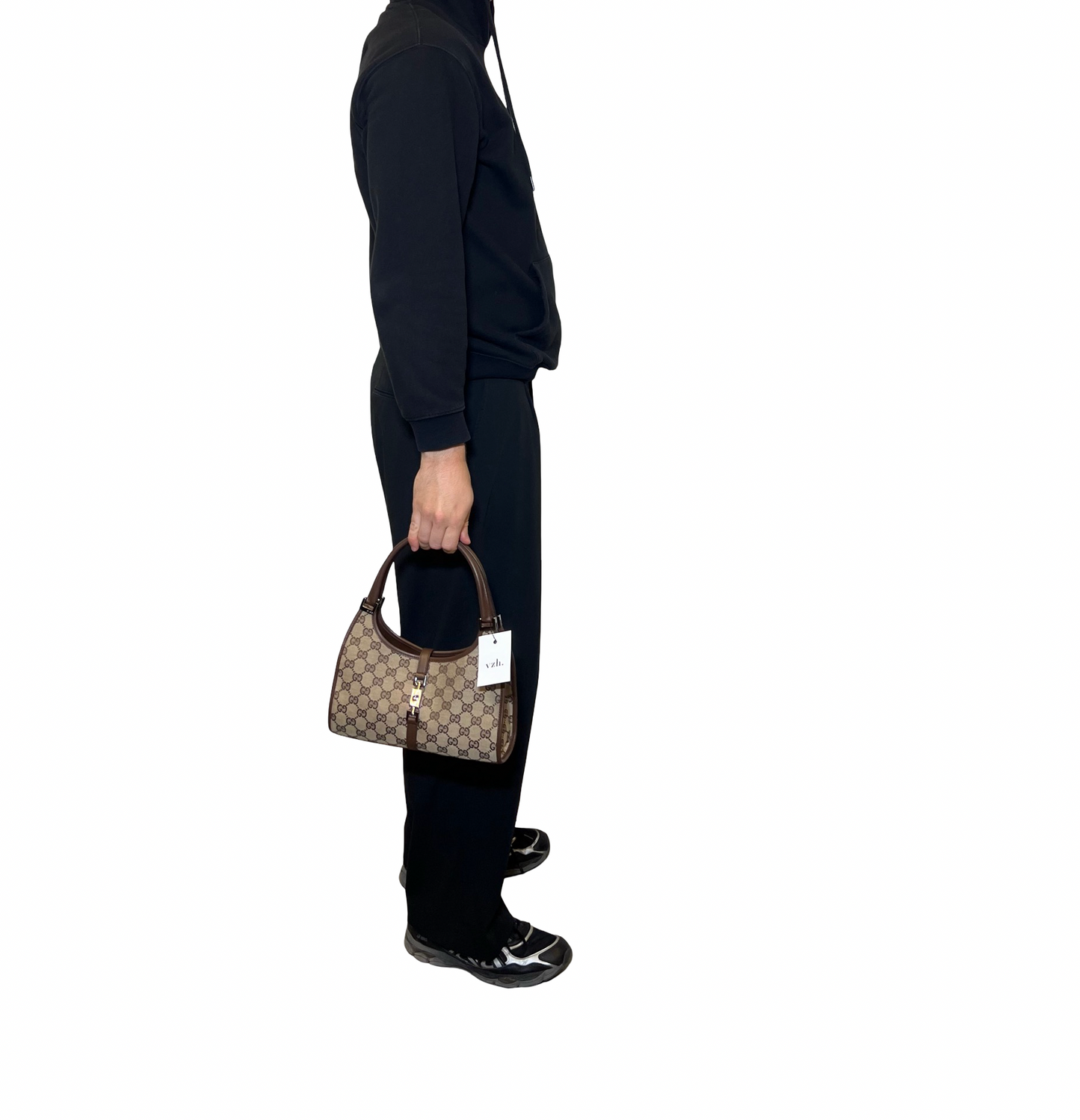 Gucci Monogram Jackie Shoulder Bag