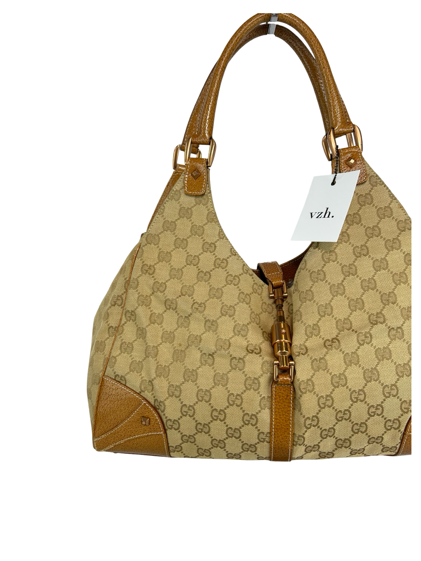 Gucci Monogram Jackie Shoulder Bag