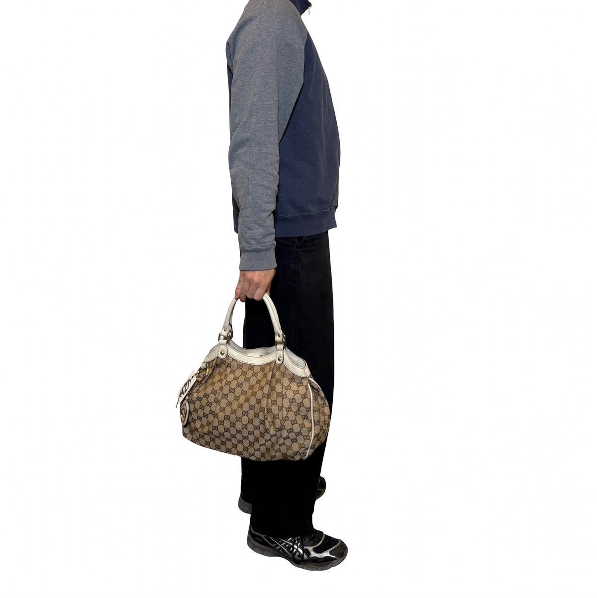 Gucci Sukey Canvas Shoulder Bag