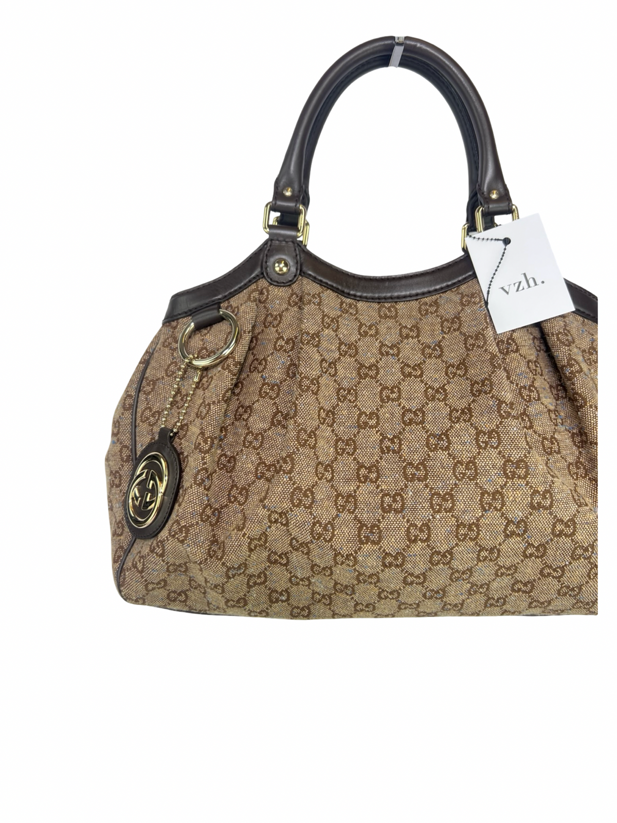 Gucci Sukey Canvas Shoulder Bag
