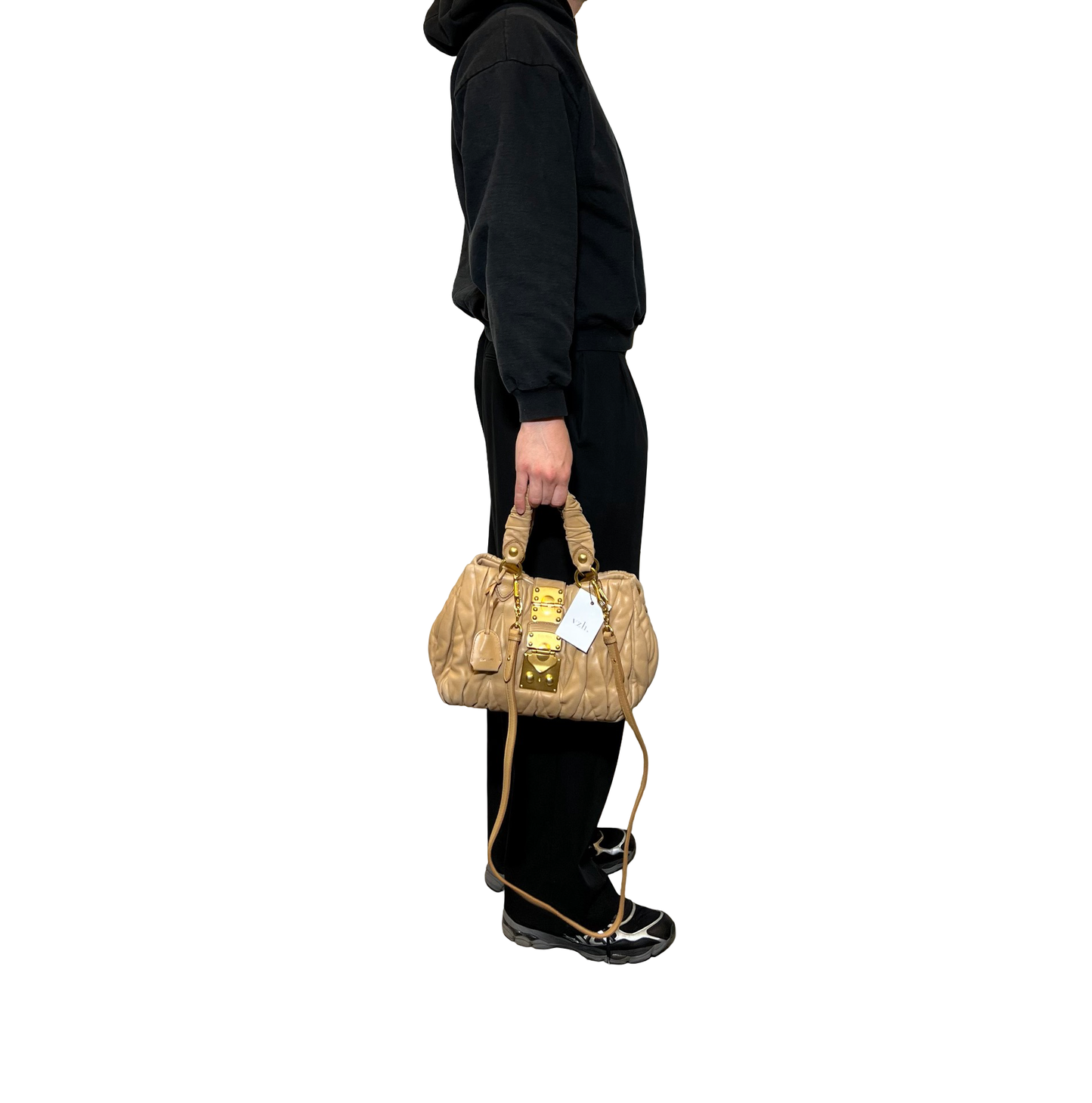 Miu Miu Matelasse Leather Crossbody Bag