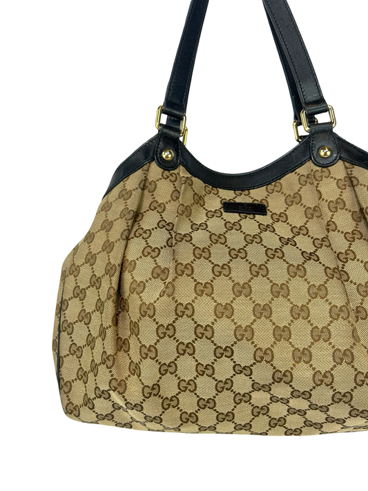 Gucci Sukey Canvas Shoulder Bag