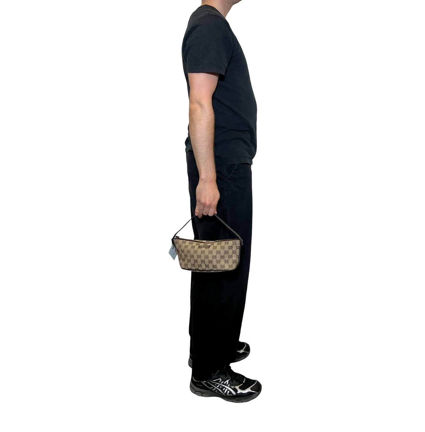 Gucci Canvas Boat Shoulder Bag