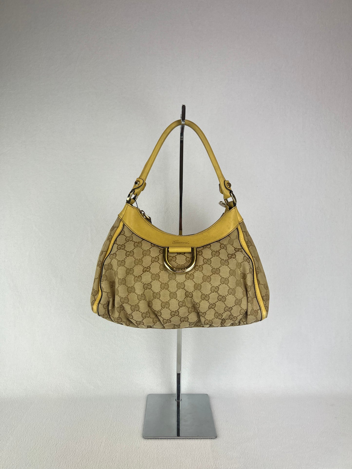 Gucci canvas Guccissima shoulder bag