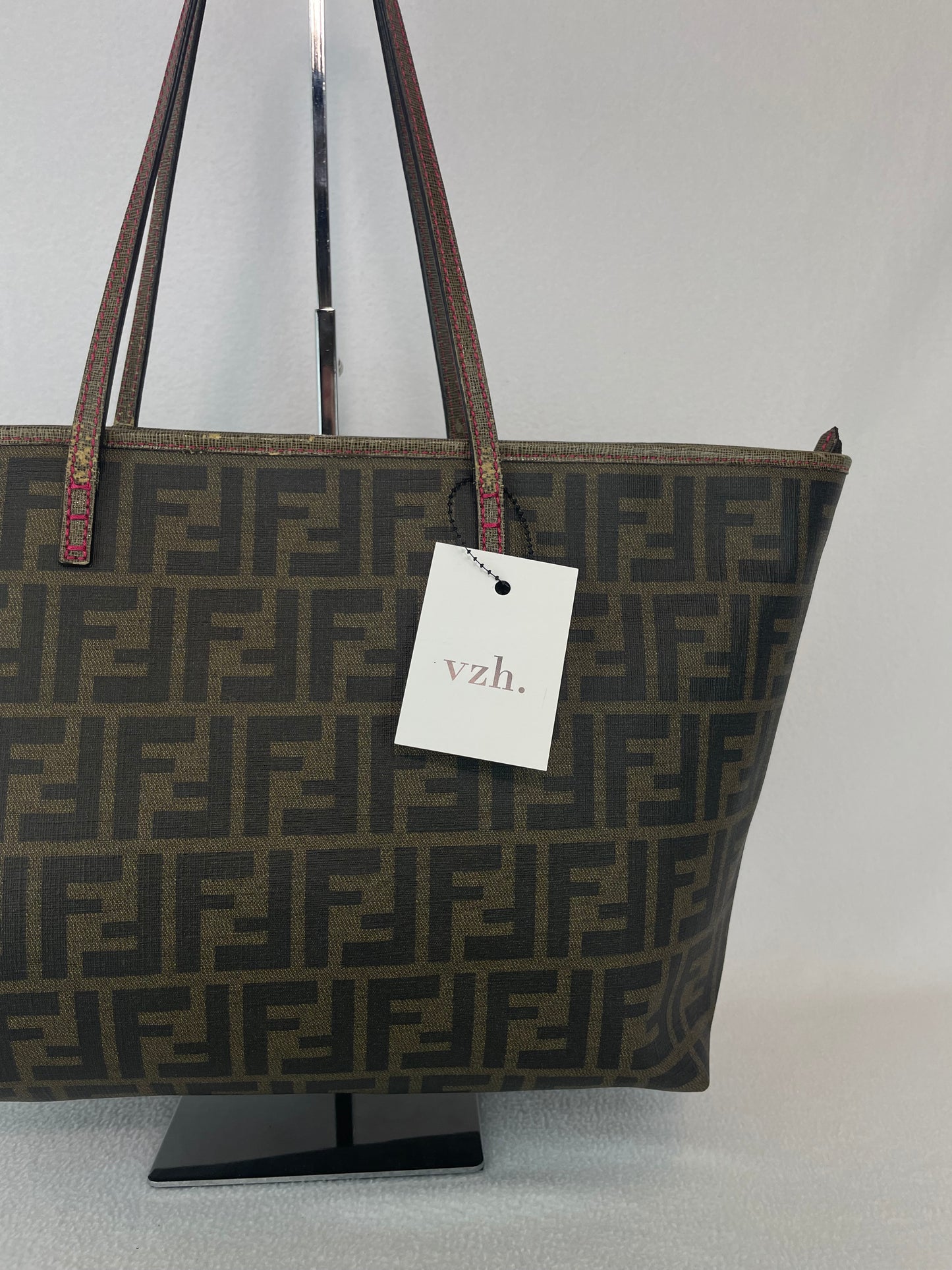 FENDI Zucca Canvas Tote Bag